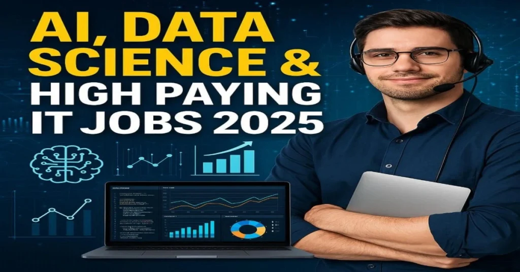 AI, Data Science & High Paying IT Jobs 2025 with top salary careers and remote opportunities
