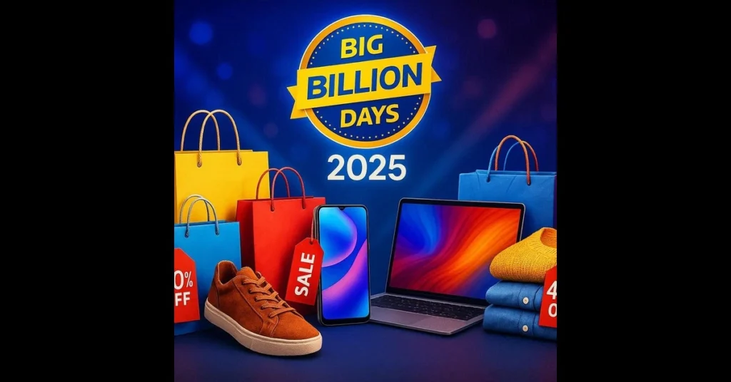 Flipkart Big Billion Days 2025 Deals – top discounts on electronics, fashion, and home appliances.