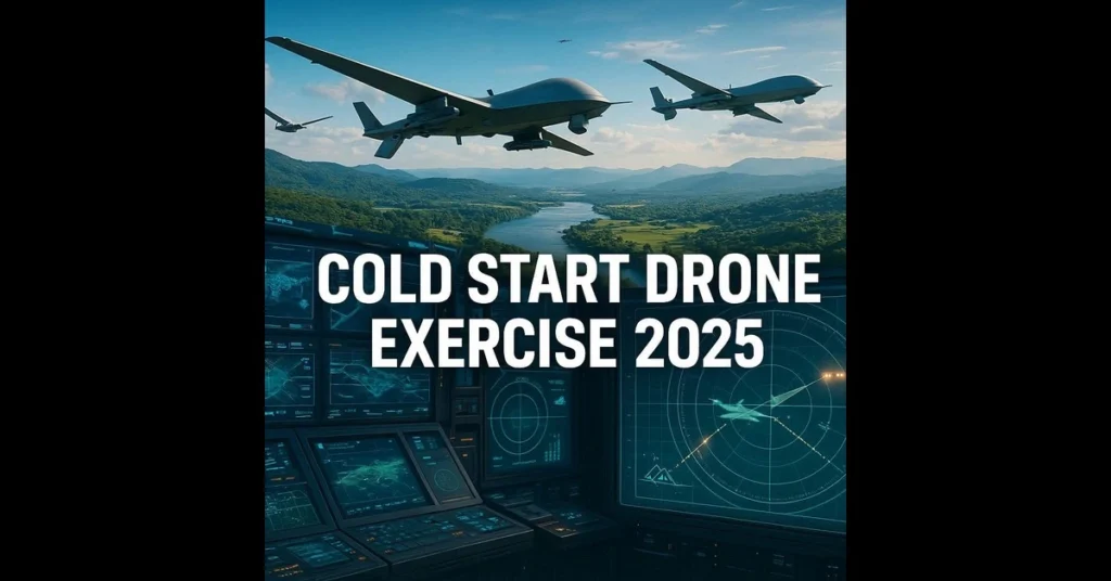 India Cold Start Drone Exercise 2025 – key highlights of the largest drone training exercise showcasing advanced drones and air defence strategies.