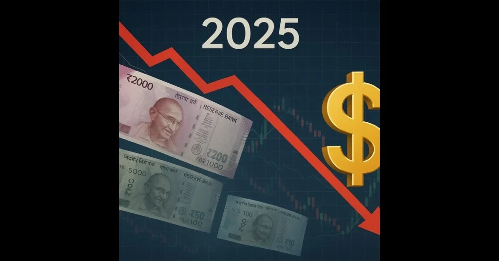 Indian Rupee All Time Low 2025 – falling rupee against USD, impact on economy and exchange rates.