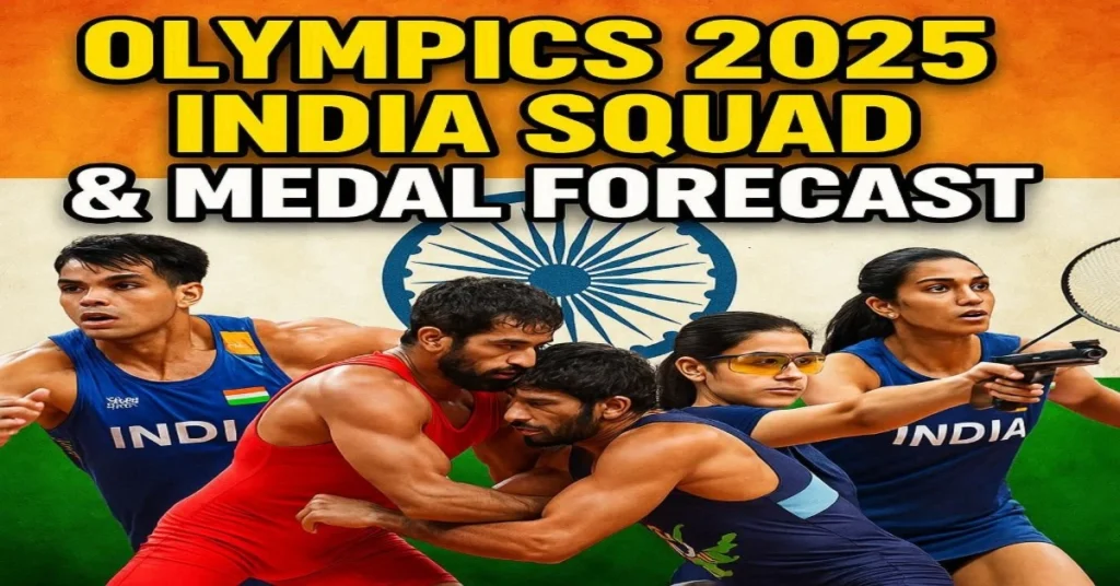 Olympics 2025 India Squad and Medal Forecast with Top Athletes