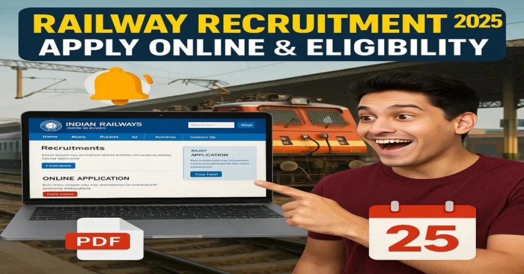 Railway Recruitment 2025 – Apply Online & Eligibility for government jobs