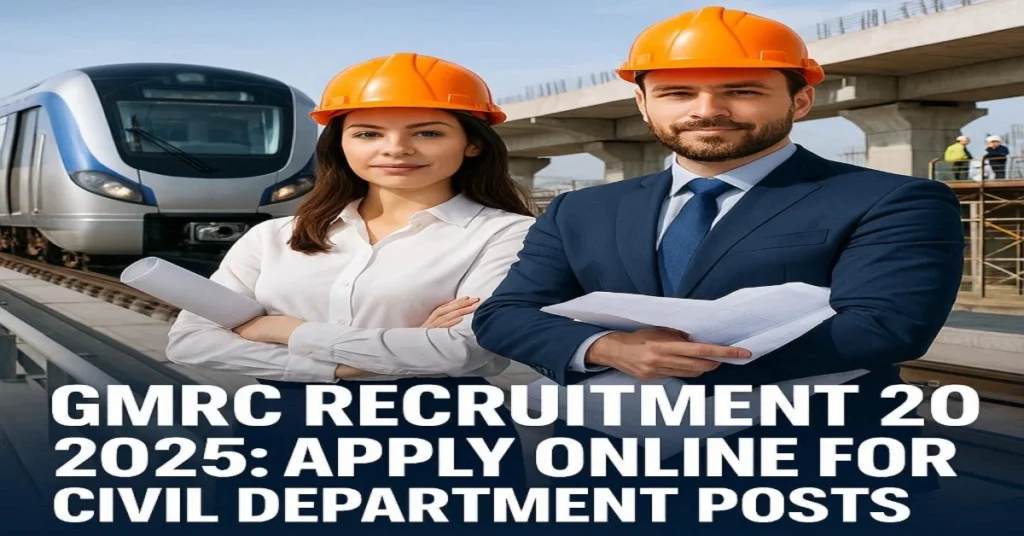 GMRC Recruitment 2025 Civil Department Online Application Thumbnail