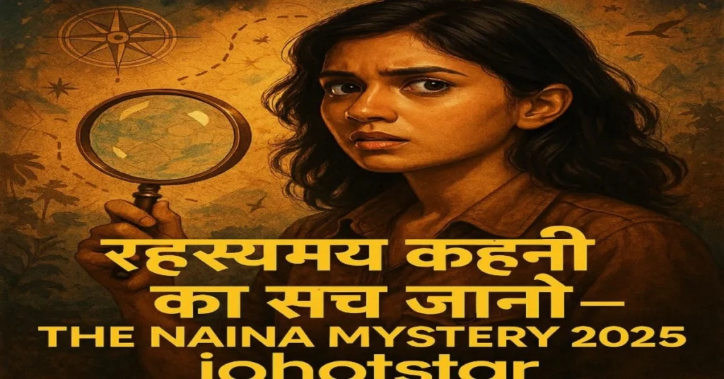 Search: The Naina Murder Case JioHotstar 2025 thumbnail featuring suspenseful crime elements and thrilling mystery visuals.