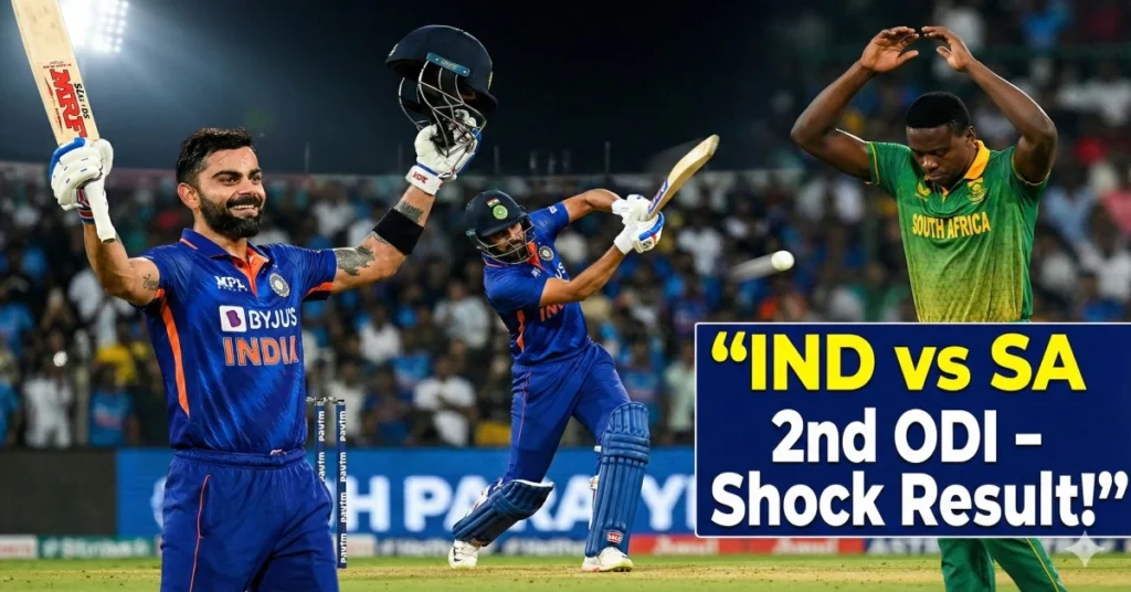 India vs South Africa 2nd ODI 2025 highlights – Kohli and Gaikwad century action moment